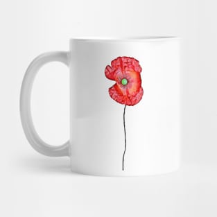 Red Poppy Mug